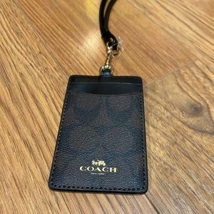 Coach ID lanyard